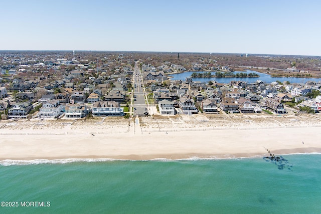 26 Bridge, Bay Head, NJ 08742 - aerial view of residential area with expansive beach