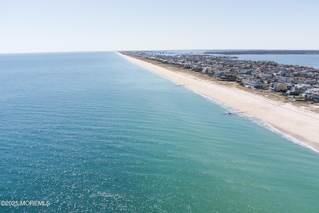 26 Bridge, Bay Head, NJ 08742 - bird's eye view of waterfront with a beach