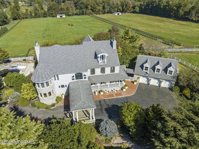 18 Schoolhouse Rd, Cream Ridge, NJ 08514 - birds eye view of property featuring a rural view