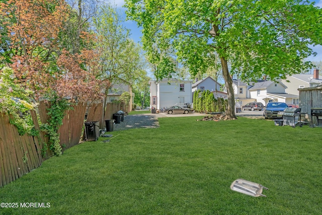 24 Monmouth Ave, Freehold, NJ 07728 - view of yard with fence and a residential view