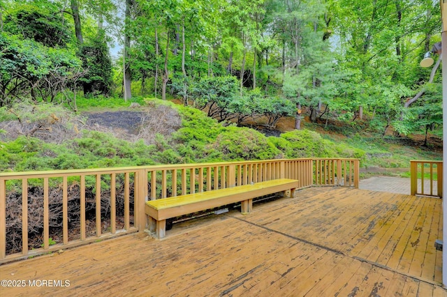 9 Berkshire Ct, Holmdel, NJ 07733 - view of wooden deck