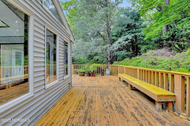 9 Berkshire Ct, Holmdel, NJ 07733 - view of wooden deck