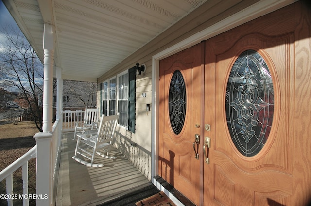 711 Edmunds Ave, Union Beach, NJ 07735 - entrance to property with covered porch