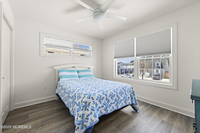 305 W 18th St, Ship Bottom, NJ 08008 - bedroom featuring multiple windows, wood finished floors, and baseboards