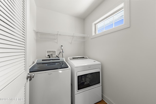 305 W 18th St, Ship Bottom, NJ 08008 - washroom with washing machine and dryer