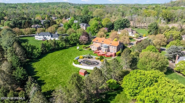 8 Tiberon Dr, Holmdel, NJ 07733 - bird's eye view featuring a view of trees