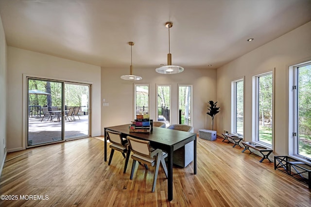 15 Evan Dr, Morganville, NJ 07751 - dining area featuring light wood-style flooring