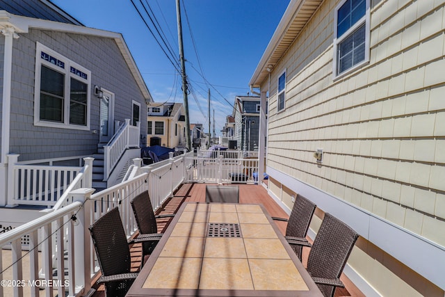 exterior space featuring outdoor dining space