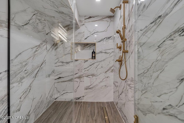 1570 Beaver Hollow Dr, Toms River, NJ 08755 - full bathroom featuring a marble finish shower