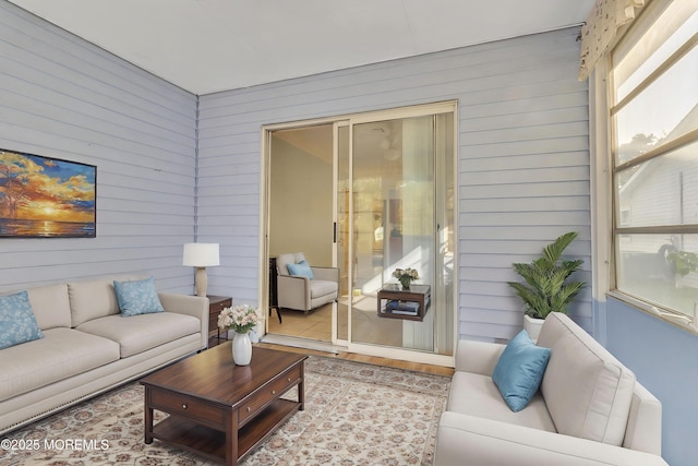 3 Tudor Ct, Brick, NJ 08723 - living area with wooden walls