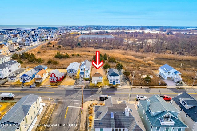 bird's eye view featuring a residential view