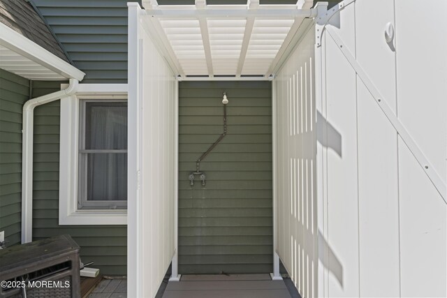 view of exterior entry