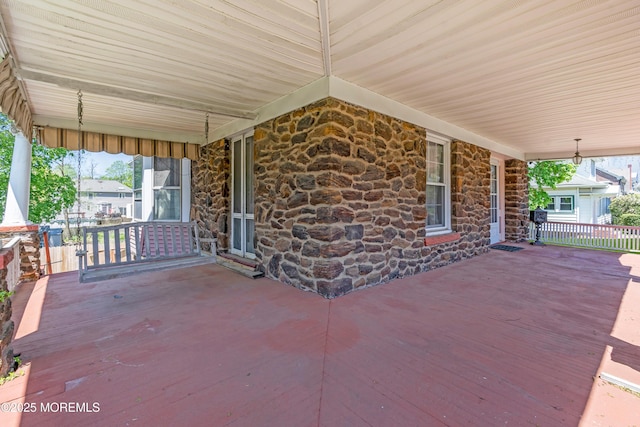 125 W Main St, Freehold, NJ 07728 - view of patio / terrace featuring a porch