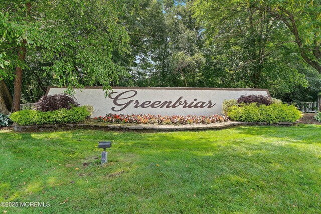8 Constable St, Brick, NJ 08724 - community sign featuring a yard