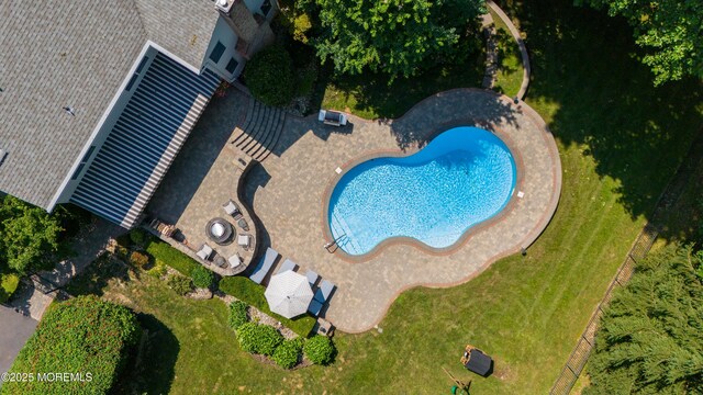drone / aerial view