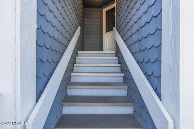view of stairs
