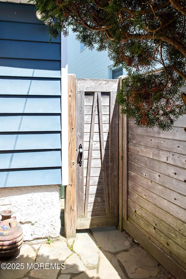 exterior space with fence