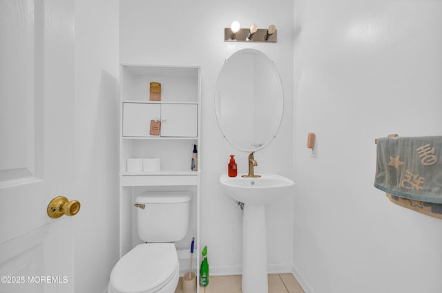65 Mill Pond Rd, Jackson, NJ 08527 - bathroom featuring toilet, baseboards, and tile patterned flooring