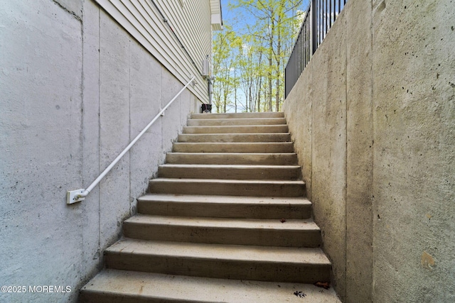 view of staircase