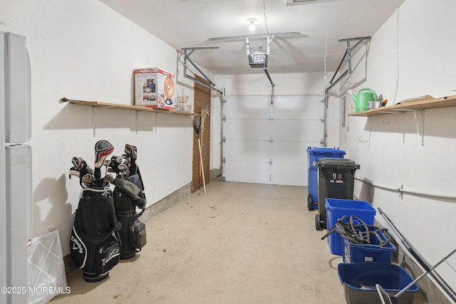 90 Oak Ln, Eatontown, NJ 07724 - garage featuring a garage door opener