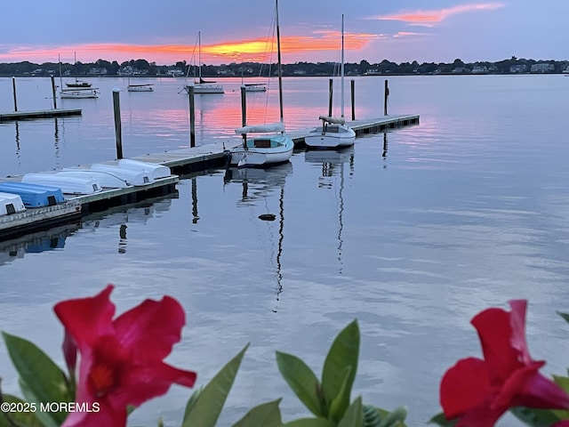 90 Oak Ln, Eatontown, NJ 07724 - dock featuring a water view