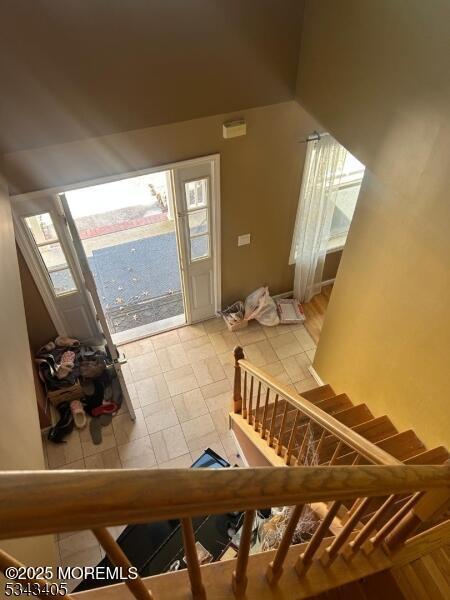 view of staircase