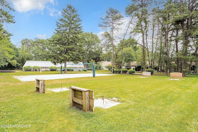 436A New Castle Ct, Manchester, NJ 08759 - view of yard featuring volleyball court