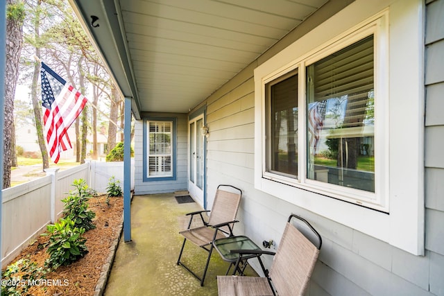 436A New Castle Ct, Manchester, NJ 08759 - view of patio / terrace featuring fence