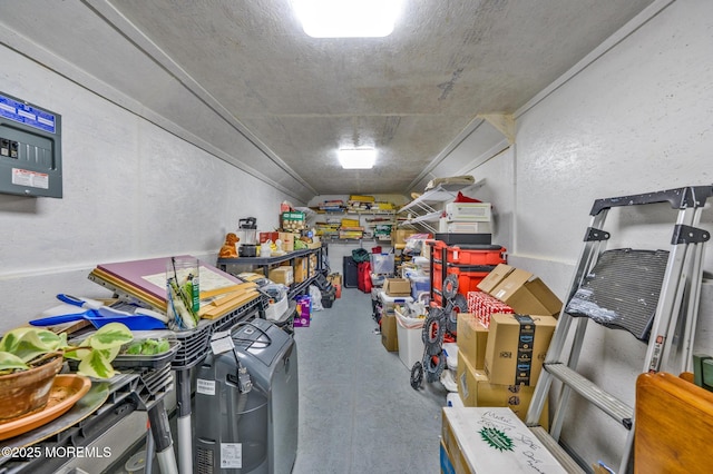 view of storage room