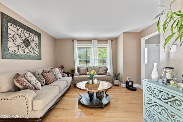 649 Toms River Rd, Jackson, NJ 08527 - living room featuring wood finished floors and baseboards