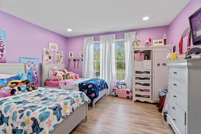 649 Toms River Rd, Jackson, NJ 08527 - bedroom featuring light wood-style floors and recessed lighting