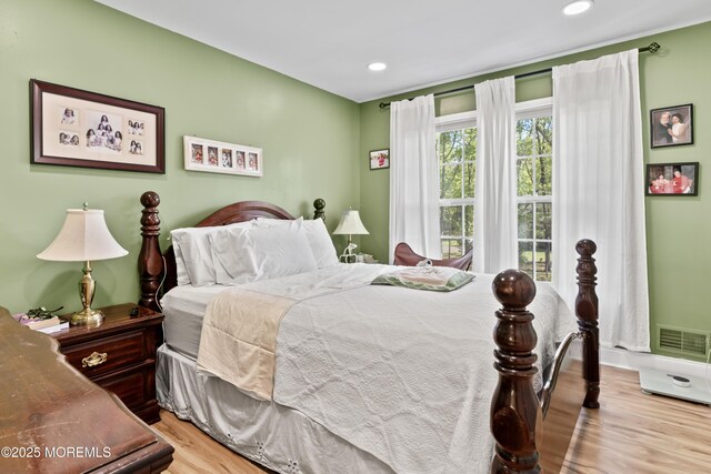 649 Toms River Rd, Jackson, NJ 08527 - bedroom featuring wood finished floors and recessed lighting
