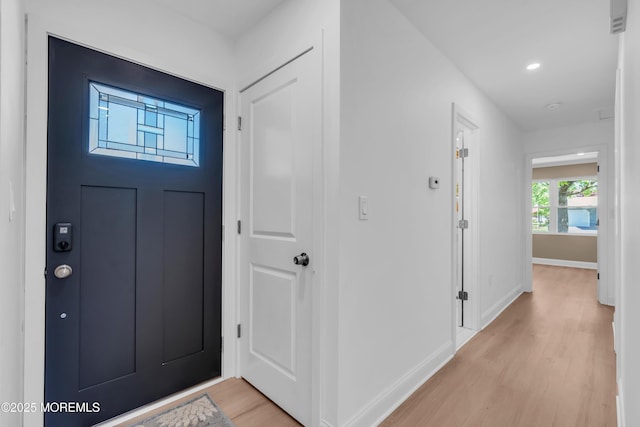 6 Reef Pl, Brick, NJ 08723 - foyer entrance featuring light wood finished floors, baseboards, and recessed lighting