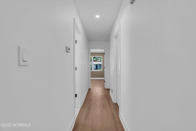 6 Reef Pl, Brick, NJ 08723 - hall featuring baseboards, light wood-style floors, and recessed lighting