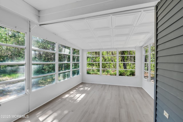 6 Reef Pl, Brick, NJ 08723 - unfurnished sunroom featuring wood finished floors and lofted ceiling