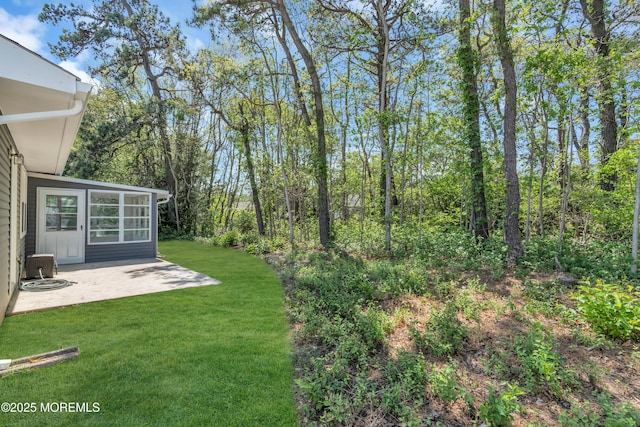 6 Reef Pl, Brick, NJ 08723 - view of grassy yard with a patio and central air condition unit