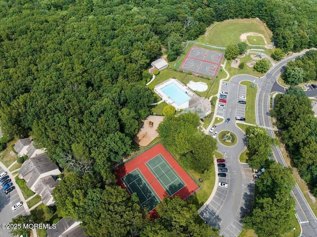71 Verbena Ct, Jackson, NJ 08527 - bird's eye view with a wooded view