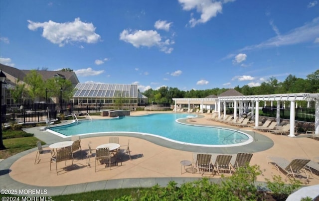18 Hartack Rd, Manalapan, NJ 07726 - community pool featuring fence and a patio