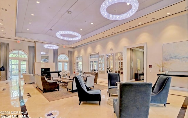 18 Hartack Rd, Manalapan, NJ 07726 - community lobby featuring recessed lighting