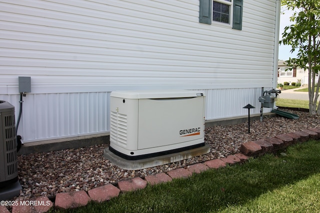 397 Finch Way, Freehold, NJ 07728 - exterior view of a power unit and central AC