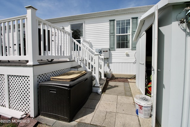 397 Finch Way, Freehold, NJ 07728 - view of patio with a wooden deck