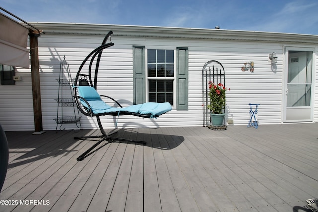 397 Finch Way, Freehold, NJ 07728 - view of wooden terrace