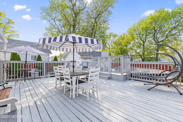 39-43 Twilight Ave, Keansburg, NJ 07734 - deck with outdoor dining space