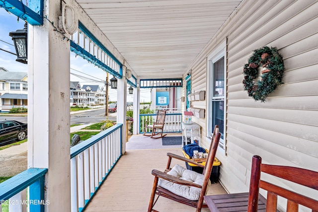 exterior space featuring a porch