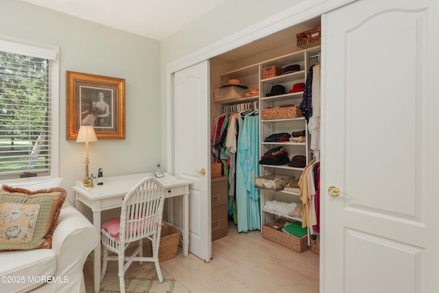 view of closet