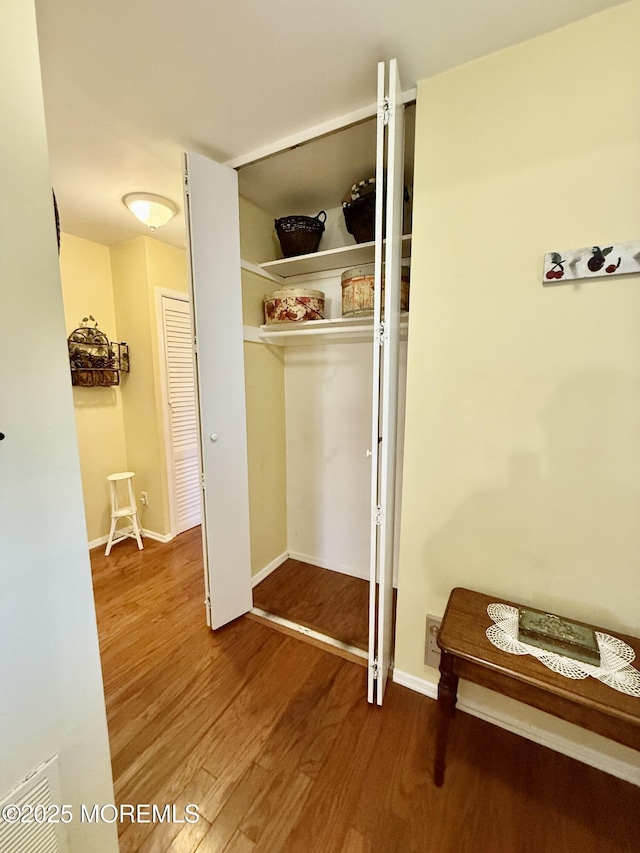view of closet