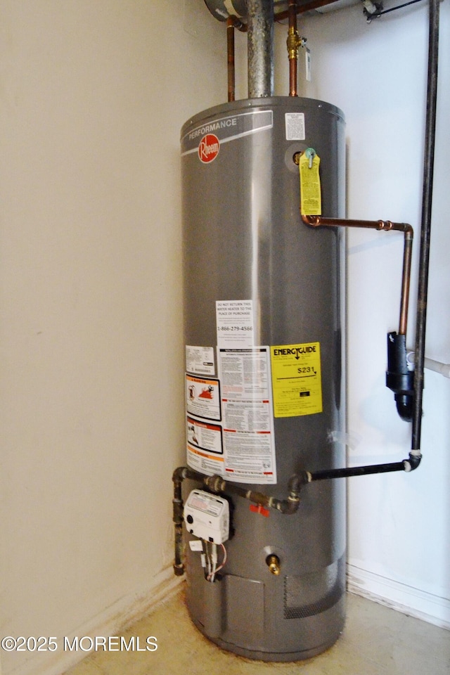 111 Watson Ct, Howell, NJ 07731 - utility room featuring water heater