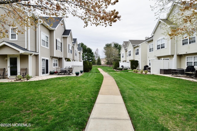 111 Watson Ct, Howell, NJ 07731 - view of home's community with a yard, a patio, and a residential view