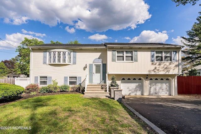 443 Lafayette Dr, Brick, NJ 08723 - split foyer home with driveway and an attached garage