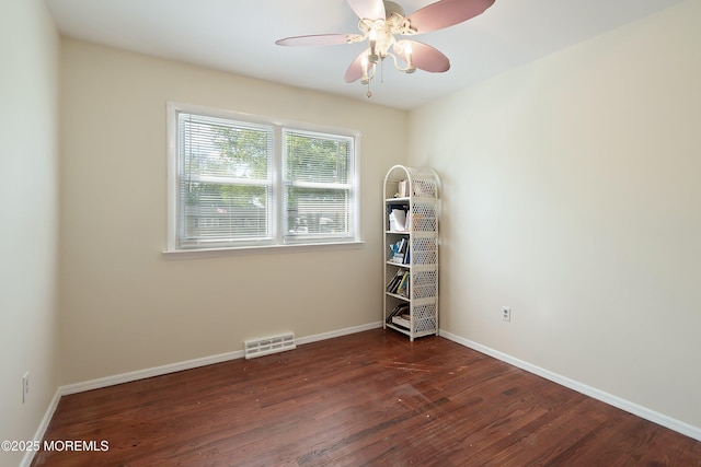 443 Lafayette Dr, Brick, NJ 08723 - spare room with wood finished floors, baseboards, and a ceiling fan